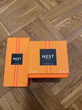 NEST New York Pumpkin Chai Candle + Reed Diffuser Set